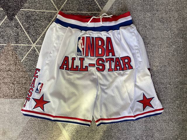 90 款号：K52 顶级刺绣版本 Just Don Nba Los Angeles Lakers Team Shorts 03赛季Nba全明星球裤 詹姆斯 科比