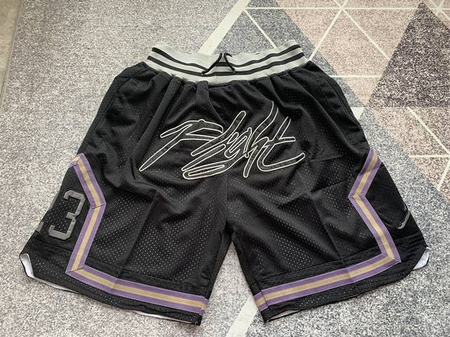 90 款号K99 顶级刺绣版本 Mitchell &Ness X Just Don联名芝加哥公牛队飞人乔丹刺绣球裤 篮球短裤 Just Don Nba 球队球裤