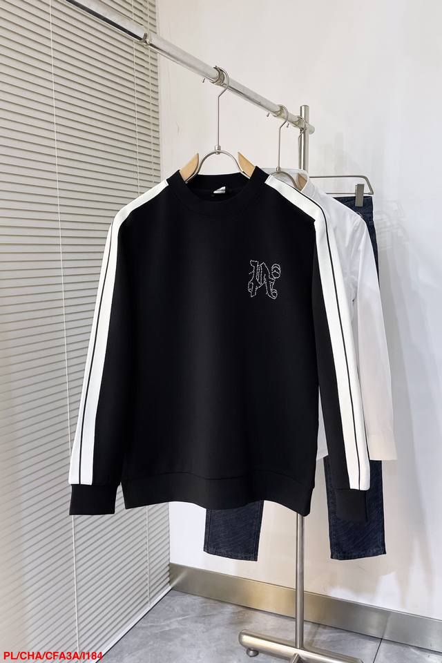 P270 I184 Plpalm Angels 官网 空气层 简约烫砖卫衣 尺码：M-3Xl