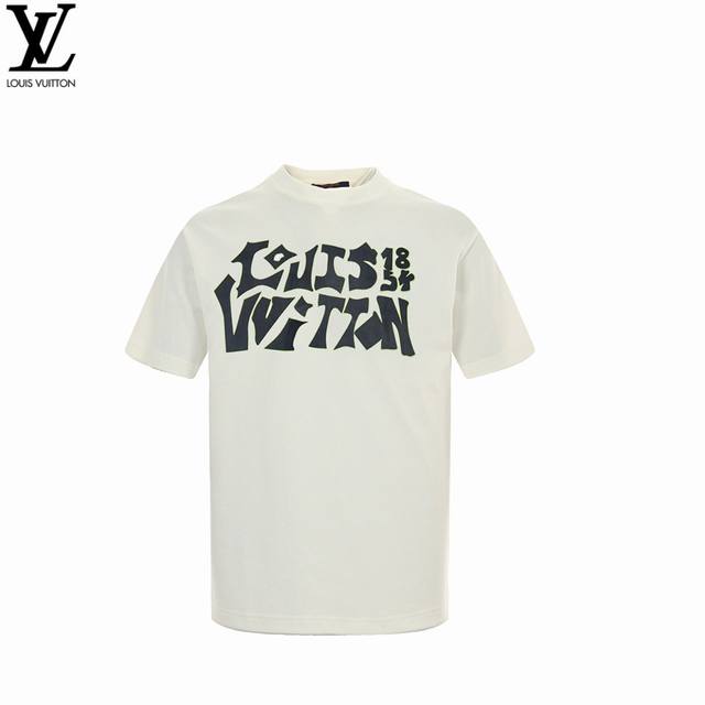 :160 Louis Vuitton 路易威登 2025Ss字母圆领短袖 - Louis Vuitton法国路威酩轩集团-Lvmh旗下品牌 著名奢侈品箱包和皮具
