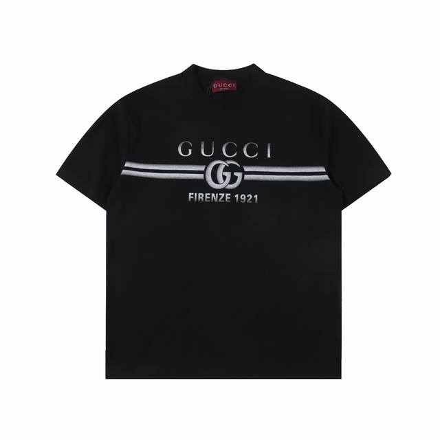 180 Gucci古驰经典款 网点渐变腰带印花短袖 甄选长绒棉纱，260G精纺高支重磅定织定染面料， 裁前高温洗水定型，成品再洗柔，穿着感受亲肤棉柔，垂感自然。