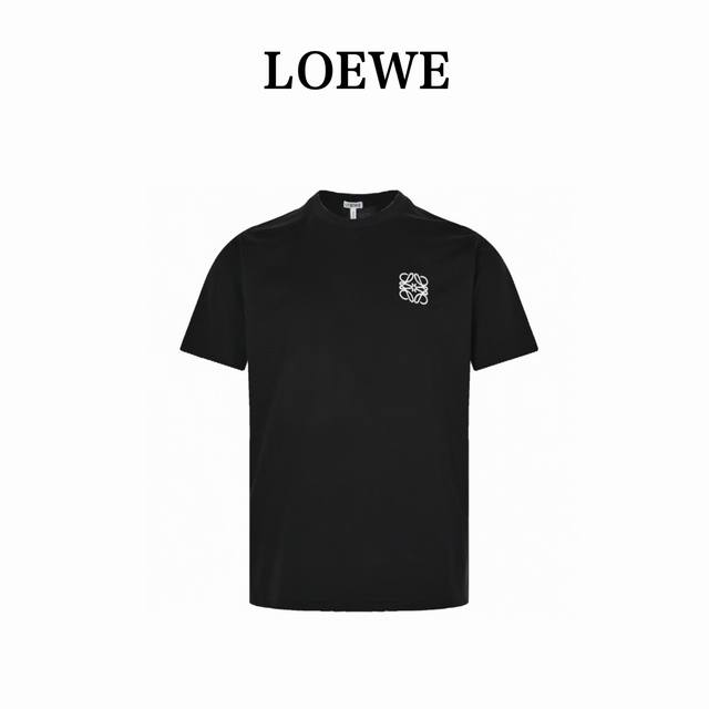 Loewe 罗意威 经典刺绣Logo短袖 原版操作 定织定染60支220G精梳棉面料 进口机绣立体绣工艺 独立定制辅料配件 Size：S-Xl