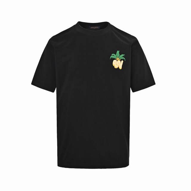 ：160 Louis Vuitton 路易威登 25Ss 椰树字母Logo发泡印花短袖 购入原版开模打造，全套定制辅料，所有细节完美还原 定织定染260G纯棉双