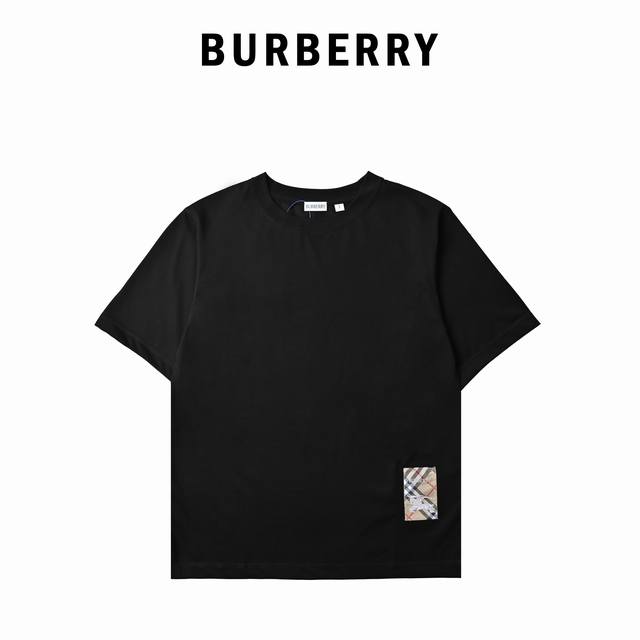 180 Burberry巴宝莉25Ss春季战马骑士标签短袖 平织棉面料，修身版型 追求质感的你怎能少了这件T恤 全新标签将斜格纹品牌标签和骑士标签 Ekd 三合