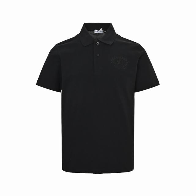 : 180 Burberry 巴宝莉 25Ss 刺绣麦穗战马Polo短袖 原版品质欢迎对比。1:1经典复刻，合身版型Polo 衫，选用专柜优质大网眼布珠地棉面料