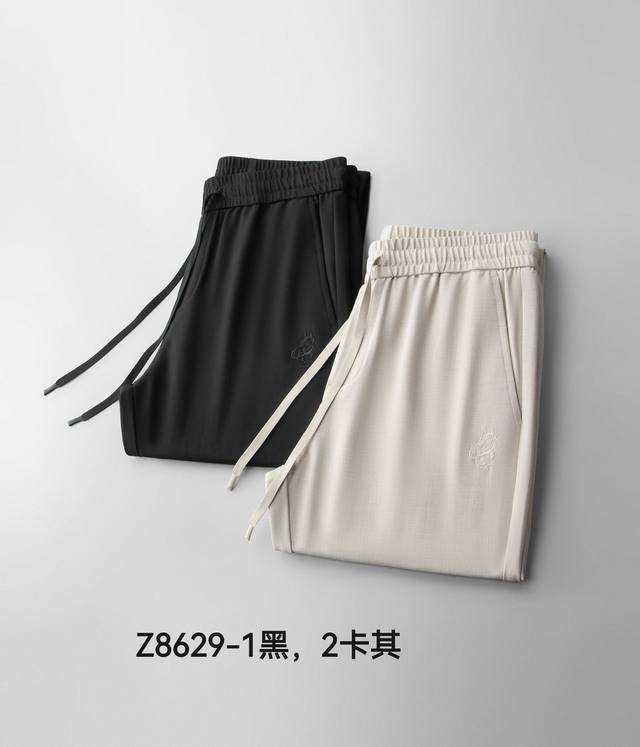 P250 春夏新款 New For Summer ；天丝仿麻面料，柔软，透气，舒适，夏天必备 款号：Z8629-1黑，2卡 码数：1黑30-40，2卡30-38