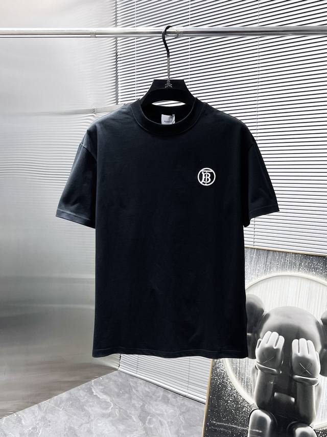 P170 巴宝莉 Burberry 2025Ss新款 半袖 体恤 短袖 圆领T恤，高端版本！专柜定制面料 透气舒适度高，细节无可挑剔，品牌元素设计理念，体现高品