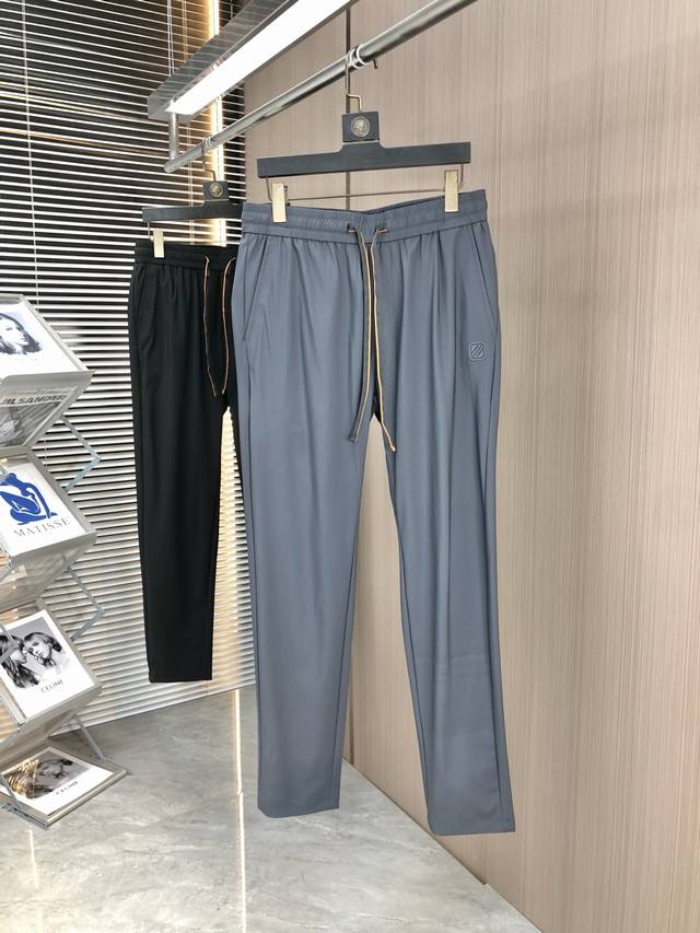 P250 Zegna 杰尼亚公司高级订单订制高品质时尚户外休闲裤。2025春夏新品！超级百搭款。独家定制面料，手感细腻柔软，贴身舒适，上身超有型！原版定制专柜最
