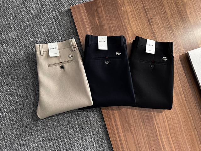 P250Gucci 古奇 新款来袭2630春夏新款新品 专柜有售 实体店极品休闲裤专柜原版1:1好货，适合各个年龄段。市场最高版本的欧洲进口面料。舒适柔软亲肤，