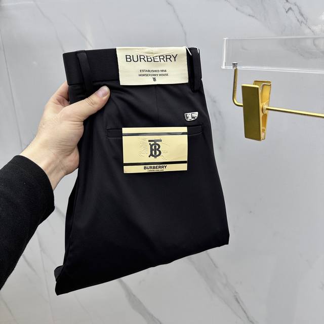 P270 Burberry 巴宝莉 2025春夏新品休闲裤西裤，官网同步发售，裤身工艺设计，进口客供辅料、面料定制，代工厂P出品免检！每个细节做到极致，原版五金