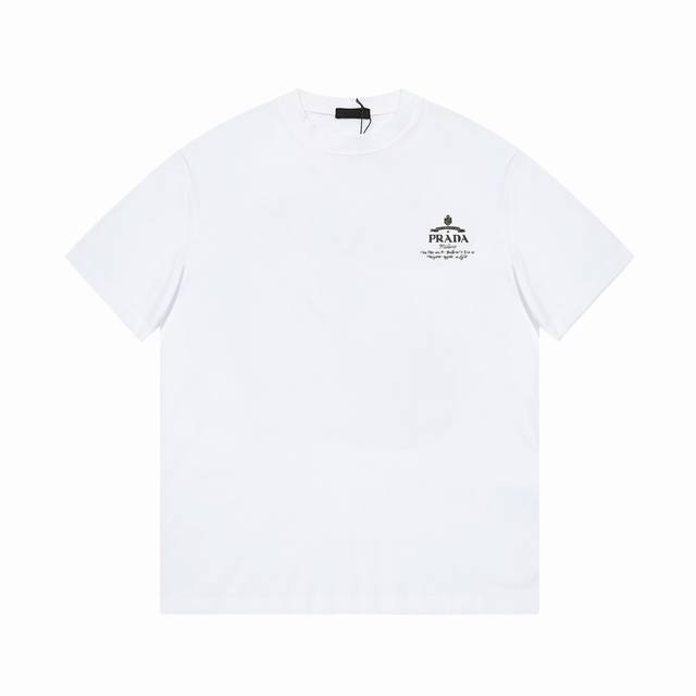 P120 Prada 普拉达 原版面料 官方同款 定制280克同缸染面料 手感非常舒服 春夏最新砖柜同步 时尚又个性 超级百搭好看的一款 男女都非常合适 人手必