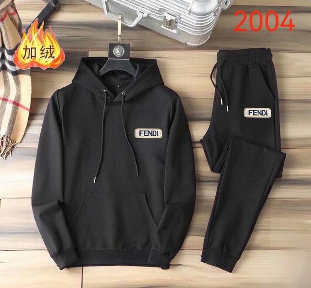 支持年后退换 直 P260 品牌 Fendi芬迪 加绒加厚 2025春款新品 ，明星最爱时装味休闲套装，干净利落剪裁 ，都市风十足 采用精品定制面料，内里保暖效