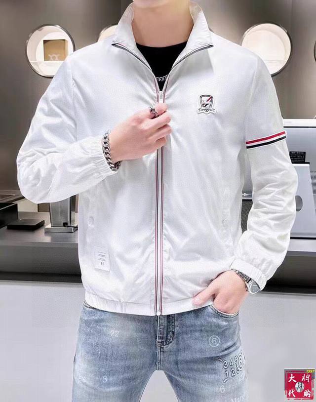 P400 Tb 汤姆布朗 超值超爆最新款早春新款夹克 代购级专柜原单简约时尚从容百搭大气优雅高科技记忆聚酯面料不易起皱快速复原奢华如新防风防水速干五金洗水唛显眼