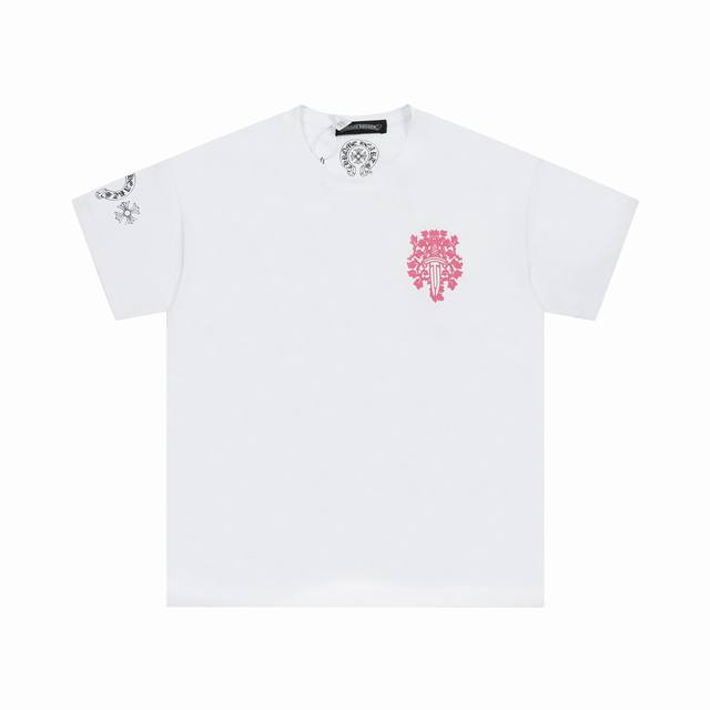 Ke253 P120 Chrome Hearts Ch 克罗心重工宝剑印花梵文短袖 正确配置 市场最高版本 2025克罗心正品包装 原版开模 定制五金 辅料 实