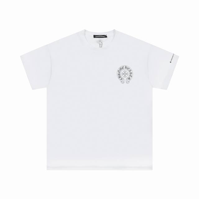 Ke230 P120 Chrome Hearts Ch 克罗心重工白色镀银立体印花黑色立体印花短袖 正确配置 市场最高版本 2025克罗心正品包装 原版开模 定