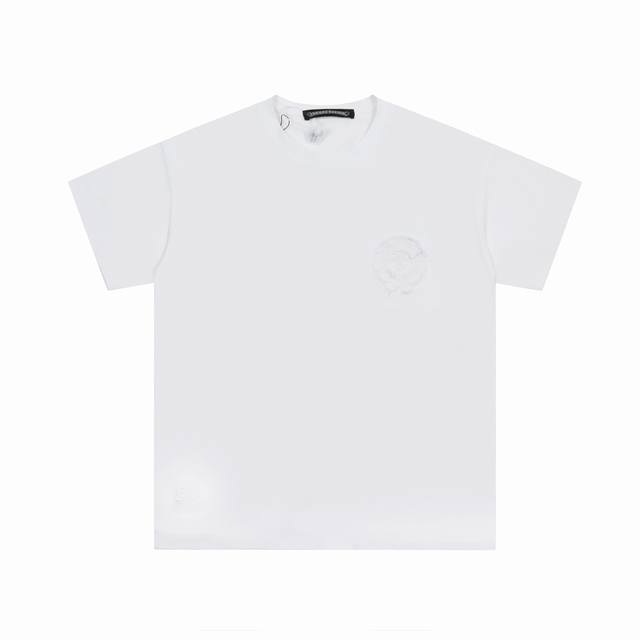 Ke261 P130 Chrome Hearts Ch 克罗心重工绣花短袖背后重工贴布立体短袖 正确配置 市场最高版本 2025克罗心正品包装 原版开模 定制五