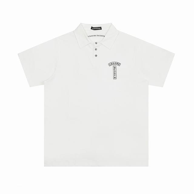 Ke993 P140 顶级版本 Chrome Hearts Ch 克罗心重工直喷Polo圆领短袖 顶级牛货 正确配置 市场最高版本 实物超有质感 平台直播 0售