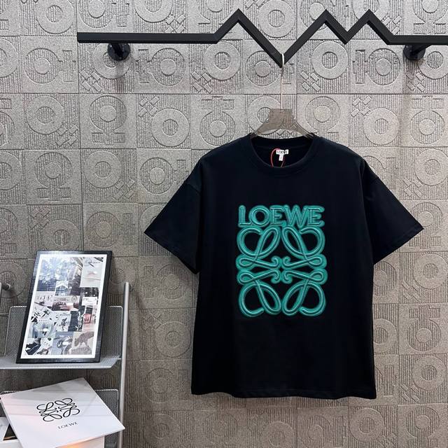 120 Loewe 罗意威 喷墨印花字母刺绣 Logo精致升级，灵感源自八十年代复古 原版面料 官方同款 定制同缸染面料 手感非常舒服 春夏最新砖柜同步 时尚又