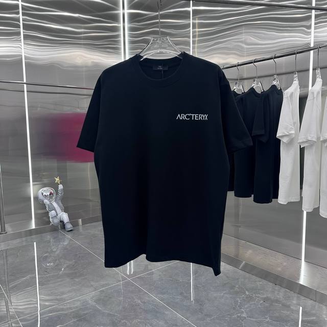 P120 Arc 鸟牌 2025春夏新款 个性印花 定制面料 上身超舒服男女同款宽松版 S M L Xl Xxl 五个码 黑色 白色 灰色