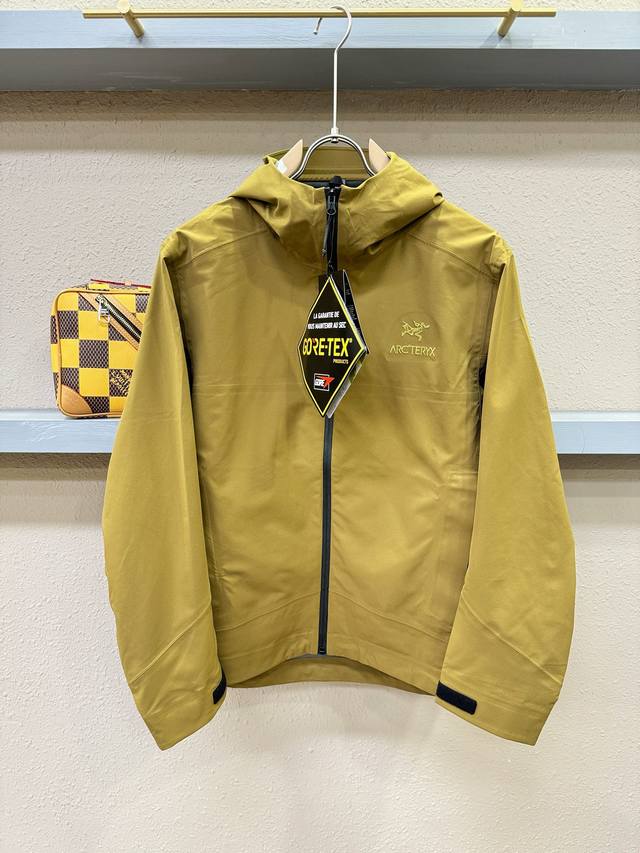 #Ziy P440 Jacket-Men's始祖鸟Gtx户外防水硬壳向导级冲锋衣机能风拉链夹克，硬壳防风防水冲锋衣，全压胶工艺，高品质 Yb压胶工艺 弯刀仿生版