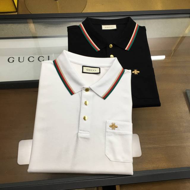 新品Polo P230 Gu.Ci 2025春夏 商务休闲男士短袖Polo衫. 经典百搭.衣橱必备的款式 胸口刺绣Logo点缀 轻商务休闲设计 让您轻松驾驭不同