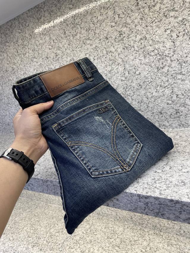 P290 杜嘉班那 & 5 新品爆品牛仔裤 奢华感25 Ss官网专柜新品热销 原版复刻Dg皮牌 柔软亲肤牛仔面料 重磅强烈推荐 工艺+洗水外贸品质感细节处理满满