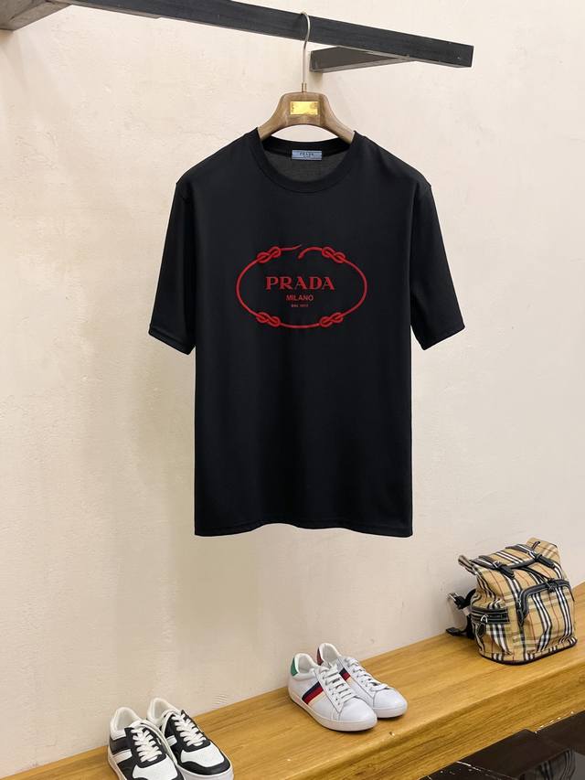 P210 2025春夏新品 三标齐全 圆领纯棉短袖T恤 好货不用过多介绍 看细节 专柜码数：M-Xxxl 175 140建议L