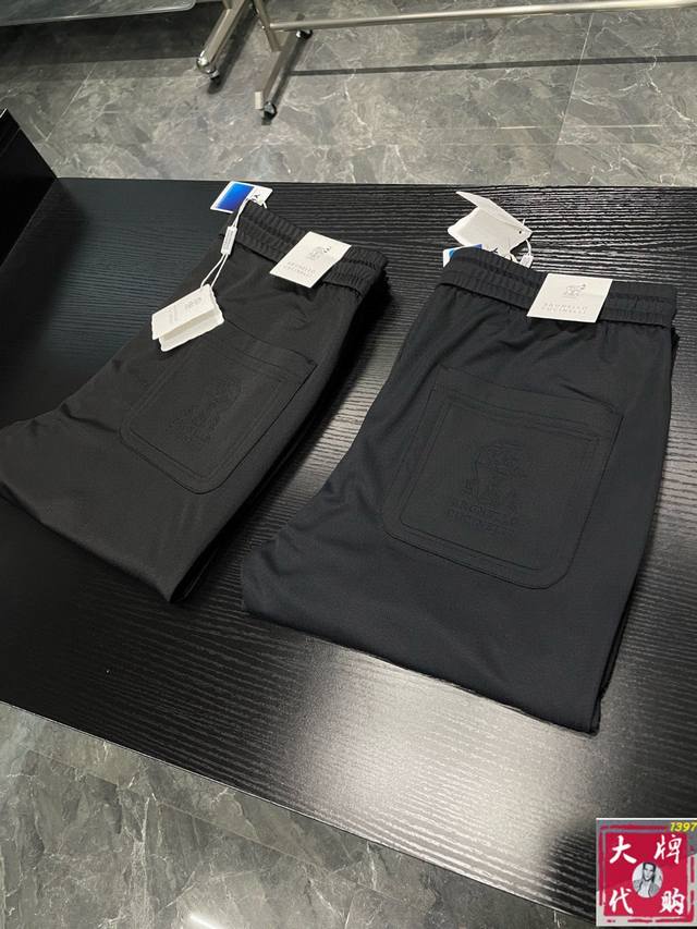 P220 Bc 25Ss春夏新款男士高品质休闲裤，潮流时尚松紧腰质感品质，简约轻奢好穿百搭风格轻薄休闲裤！日常纯色休闲百搭款，专为夏季而打造的时尚百搭休闲直口休