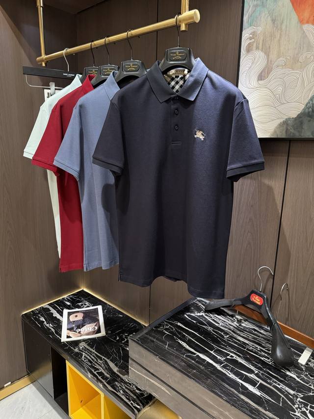 P250 Bur25S春夏男士Polo 胸前标志性Logo徽标 整体非常的轻商务休闲！！上身轻盈舒适顺滑 到手绝对让你觉得物有所值的一件单品！！！码数M-3Xl