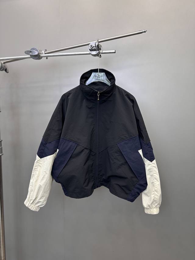 P560Acne｜新款拼色复古风夹克，立体字母刺绣，面料：复合尼龙。尺码 Sml