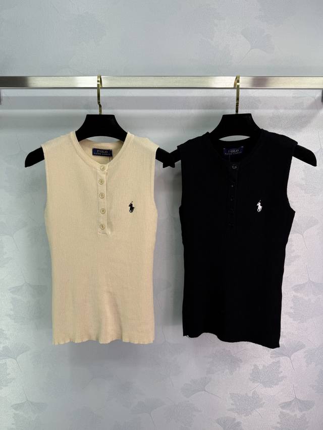 P180 Polo25*春夏新款背心 面料柔软款 高级设计 超级百搭 一点都不挑人 官网独家首发，实拍图Sml三码现货供应