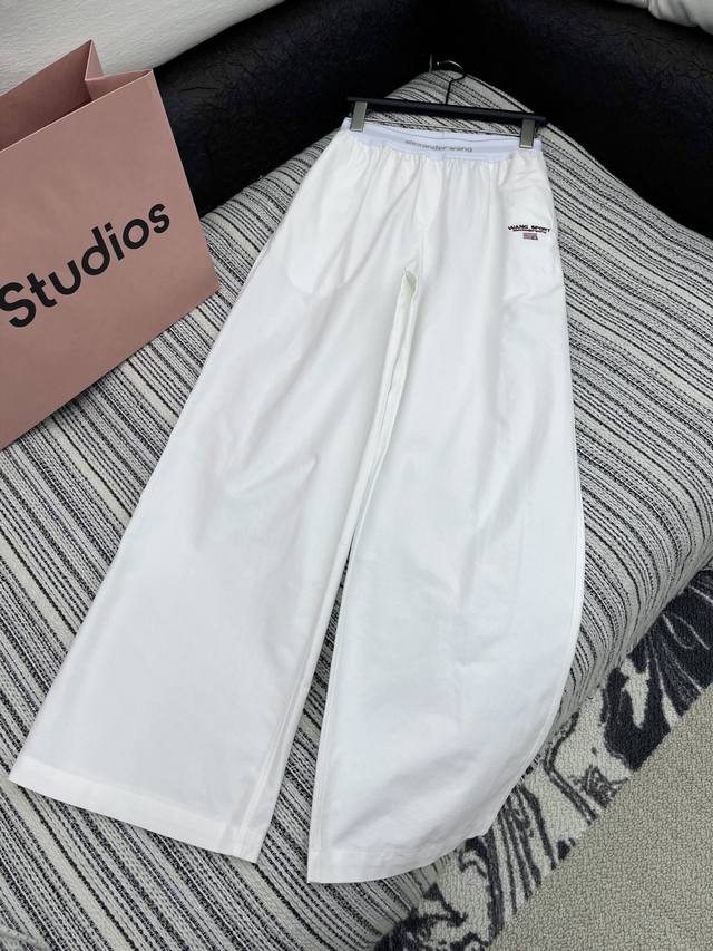 P250 5 爆款现货 原单高品质 Alex*｜25新款织带休闲裤 颜色百搭高级 定制松紧字母腰头尽显高级随意感 视觉盛宴 四季必入的百搭单品 订制色织面料，质