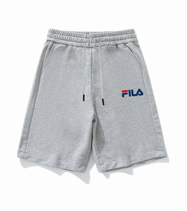 100 Fila 斐乐经典小标夏季运动宽松短裤 品质好货｜兼运动与潮流｜超百搭 甄选新疆21支360G华棉面料/最大的优点就是柔软轻薄透气 会呼吸的面料 亲肤性