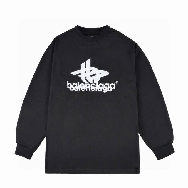 140（顶级复刻版本） balenciaga/巴黎世家幻影双Logo卫衣长袖T恤 款号：631B15 面料: 日本精细棉料，质感细腻润滑 辅料: 原版吊牌辅料