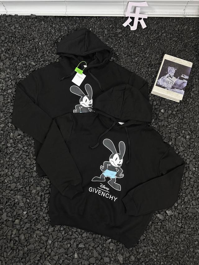 150 - 纪梵希Givenchy 23Ss春夏 迪士尼兔年联名限定宽松休闲精品螺纹印花Logo 男女同款 - 纪梵希Givenchy 23Ss春夏新品，携手迪