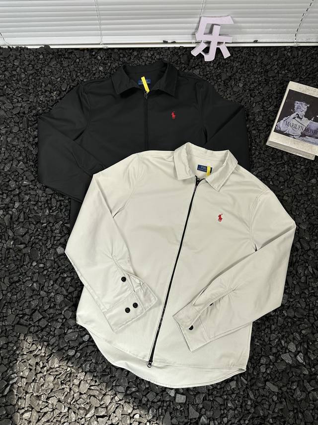 160 - Ralph Lauren/拉夫劳伦薄款衬衫外套 宽松休闲户外运动翻领 立体裁剪长袖外套 男女同款 - 热爱户外运动的你，一定不能错过Ralph La