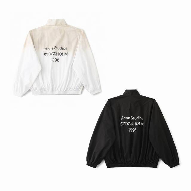 300，【顶级版本】1:1还原，Acne Studios 1996 印花夹克外套 经典独特的造型魅力,廓形潮流设计，聚酯弹力纤维面料,1996 Logo标识字母