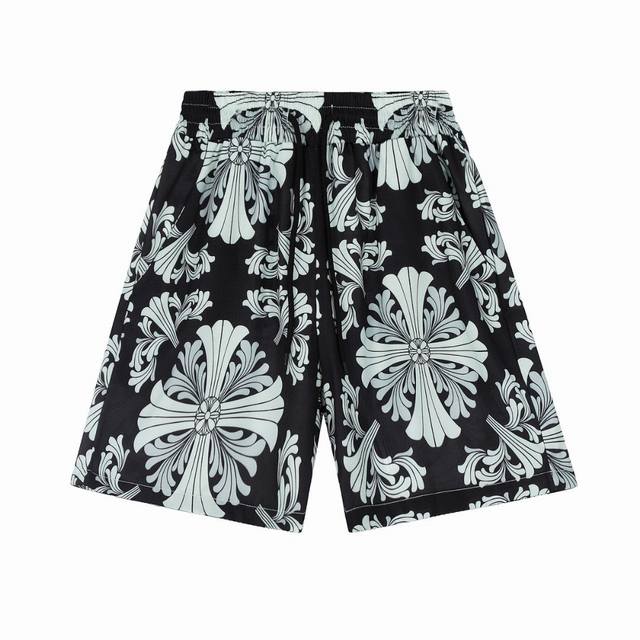 90 chrome Hearts Ch 克罗心速干十字架沙滩短裤 正确配置 市场最高版本 2025克罗心正品包装 原版开模 定制五金 辅料 实物超有质感 平台直