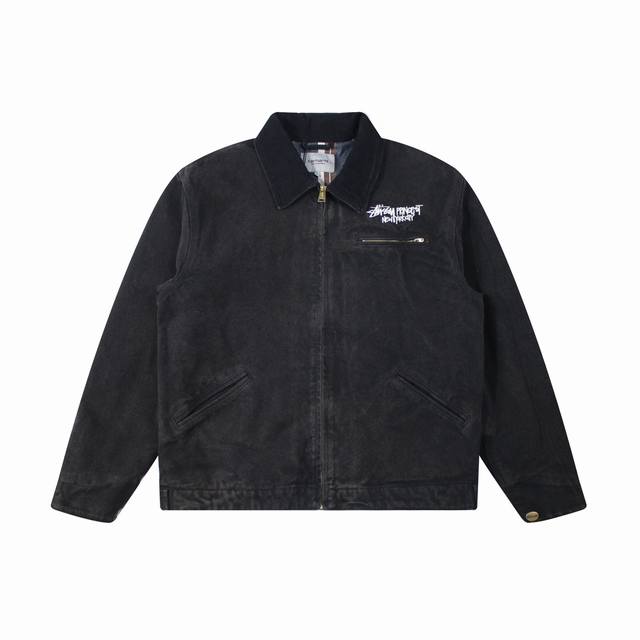 上新290 carhartt卡哈特底特律夹克联名Stussy斯图西古着夹克外套 stussy和Carhartt，当下最热最Vibe的两个品牌，这件夹克能不能被叫