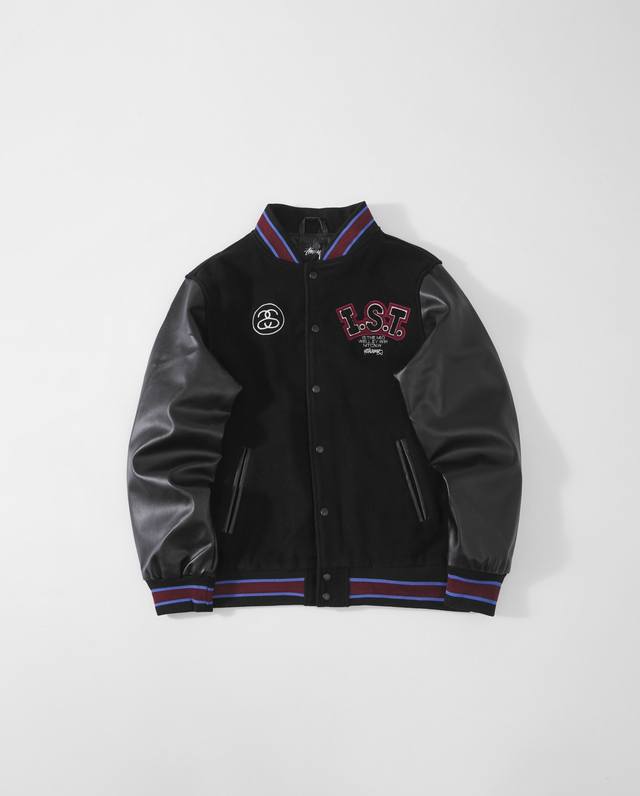 上新供230 斯图西Stussy/24Ss 春秋新款棒球服外套 王炸爆款这件夹克真的太帅了，多种配色搭配胸前一个标志性的Stussy Logo图案真的很醒目！