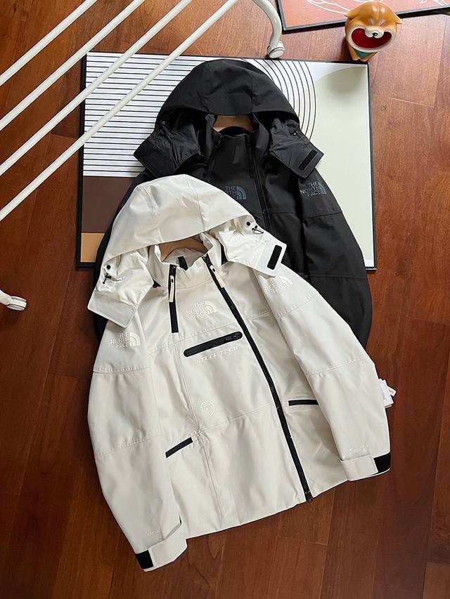 p460，报单款号10281。 独家！官网同步在售5000+ Tnf/北面Ue系列男女同款Goretex Steep Tech硬壳冲锋衣防水透气风帽可拆卸~ r