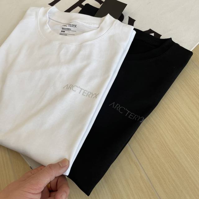 细节图120 品质短袖Arc'teryx / 始祖鸟专柜同款两色背影杀夏季新款无敌单品两色经典后背大Logo新品圆领舒适纯棉舒适百搭短袖T恤 打底衫 实用百搭打