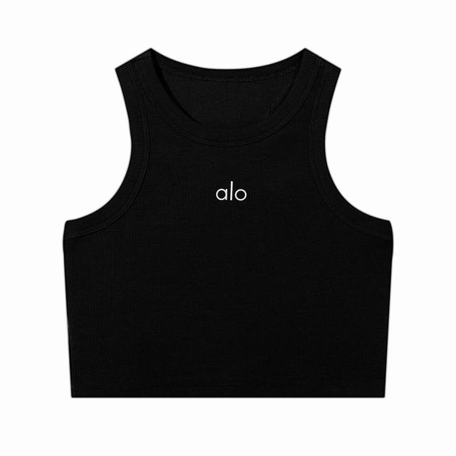70 Alo立体硅胶Logo短款螺纹背肯豆风出街背心+老钱风阔腿裤 Alo是当下最火瑜伽品牌 2月去美国时候买了几件Alo，现在北美最火Yoga服饰品牌，个人觉
