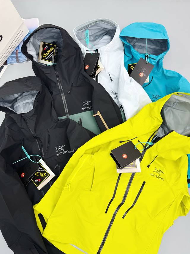 福利210 黑S S 2Xl，绿M. Xl. Xxl，以太兰M，不退不换 高版本 Arc'teryx始祖鸟秋冬季情侣款硬壳户外防风防水冲锋衣 alpha系列 S
