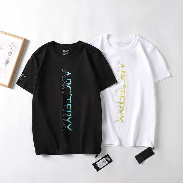 110 官网同款-始祖鸟Arcteryx Captive Downword 男女同款休闲透气圆领爽棉短袖T。5A物理抗菌面料！吸湿冰感排汗无痕短袖 重磅打造最新