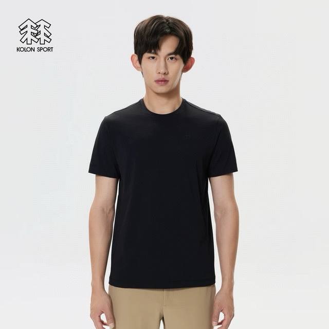 120 Kolon Sport/可隆专柜新款可随意对比还原一致！全身做了压胶工艺 立体Log 男女同款Seco圆领短袖速干T恤 运动休闲户外吸湿T恤短袖，夏Up