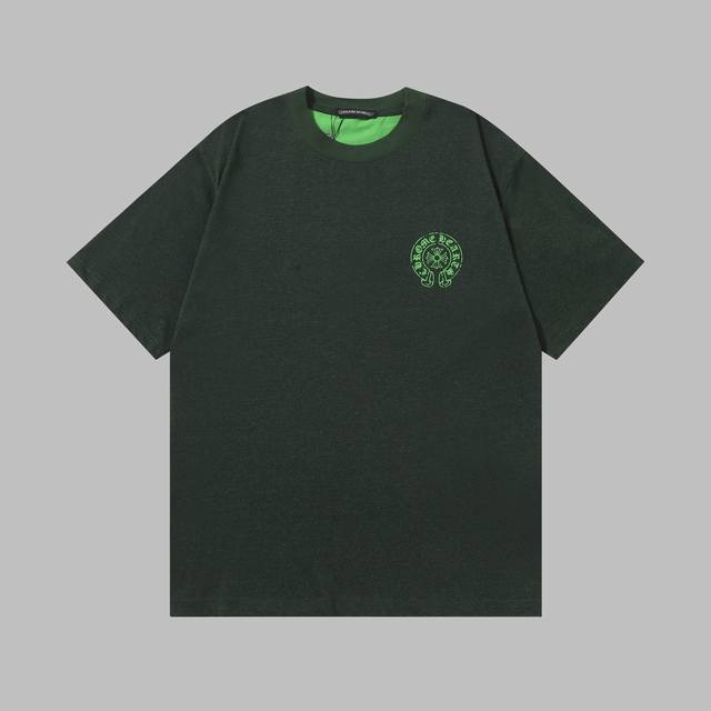 上新140 高品质9171# 新款 马蹄圆领短袖T恤， 克罗心美拉德｜撞色Fashion忒到位！ 潮人必囤的好看单品轻松穿出街头感时髦百搭必入单品系列 尺码:X