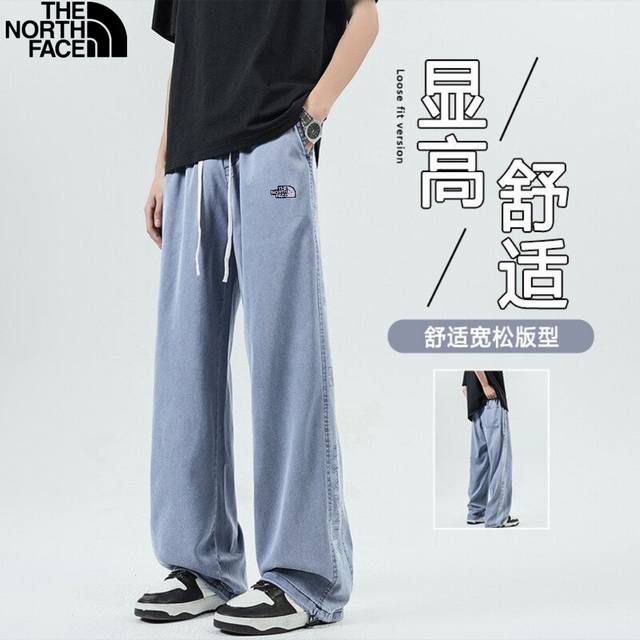 160，莱赛尔天丝！高品质北面The North Face春夏新款天丝牛仔山本裤，男士牛仔裤休闲裤纯正顶级天丝面料，重点说三遍，超级舒服的料子，不闷不热，亲肤爽