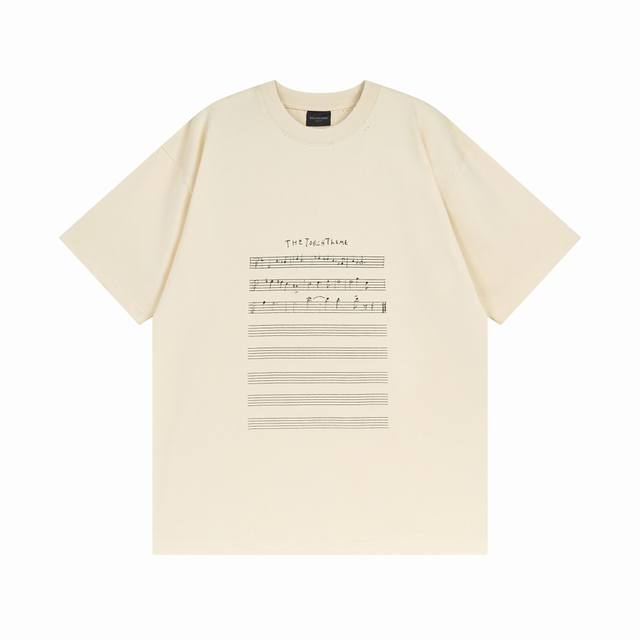 110 Balenciaga/巴黎世家2025 Ss 音乐特辑印花短袖T恤 本市场No.1的质量 真正天花板品质 全部原版开发注意细节图 避免被盗图商家混发 正