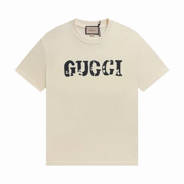 80 Guccixbaleciaga 红标标语短袖T恤高品质出货 原版面料 官方同款 叠穿打底就很有博主范儿了 低调有品位 原版面料 240G高克重 双纱100